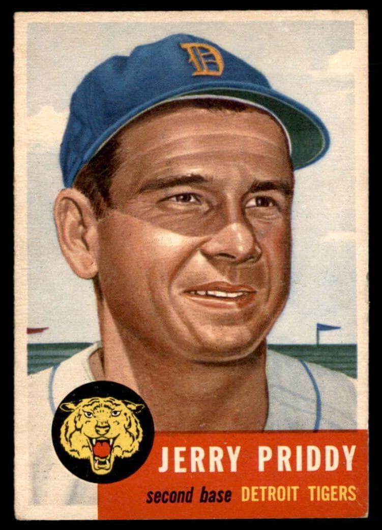 Jerry Priddy 1953 topps Topps