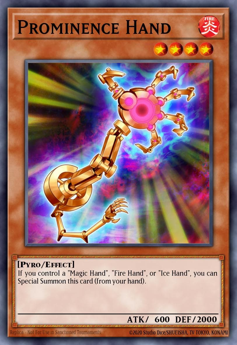 Prominence Hand 2014 Yu-Gi-Oh! Dragons of Legend