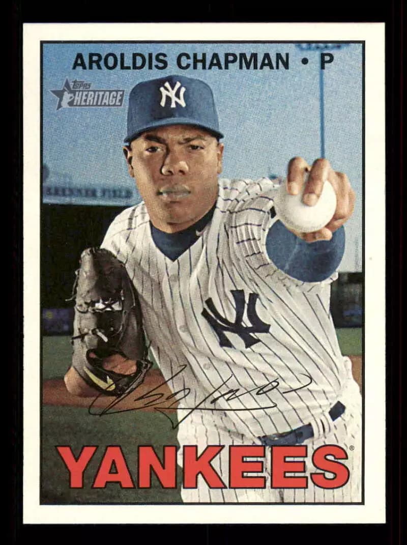 Aroldis Chapman 2016 topps Topps Heritage