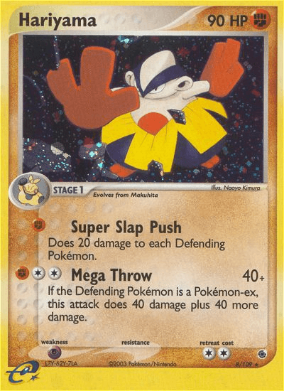 Hariyama 2013 Pokemon Ruby & Sapphire Reverse Holo