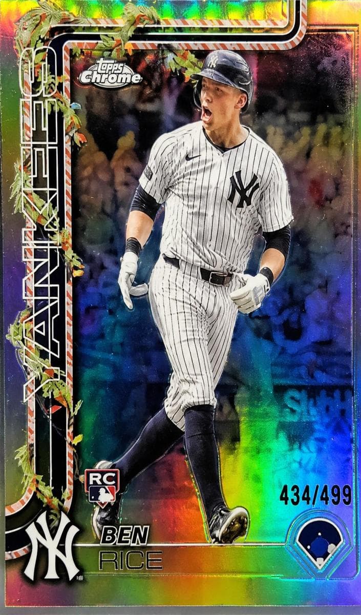 Ben Rice 2025 topps Holiday