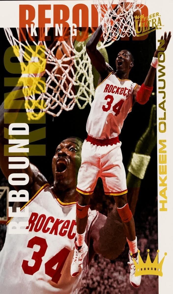 Hakeem Olajuwon 1994 fleer Fleer