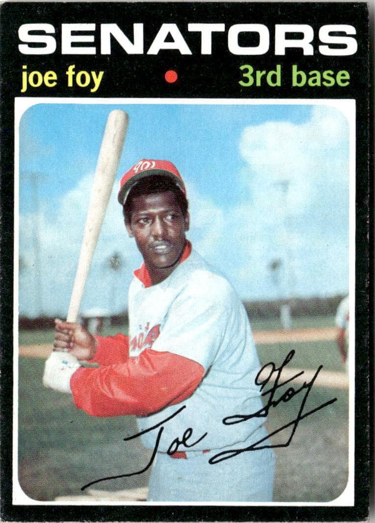 Joe Foy 1971 topps