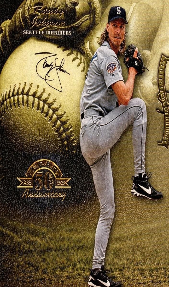 Randy Johnson 1998 leaf Leaf