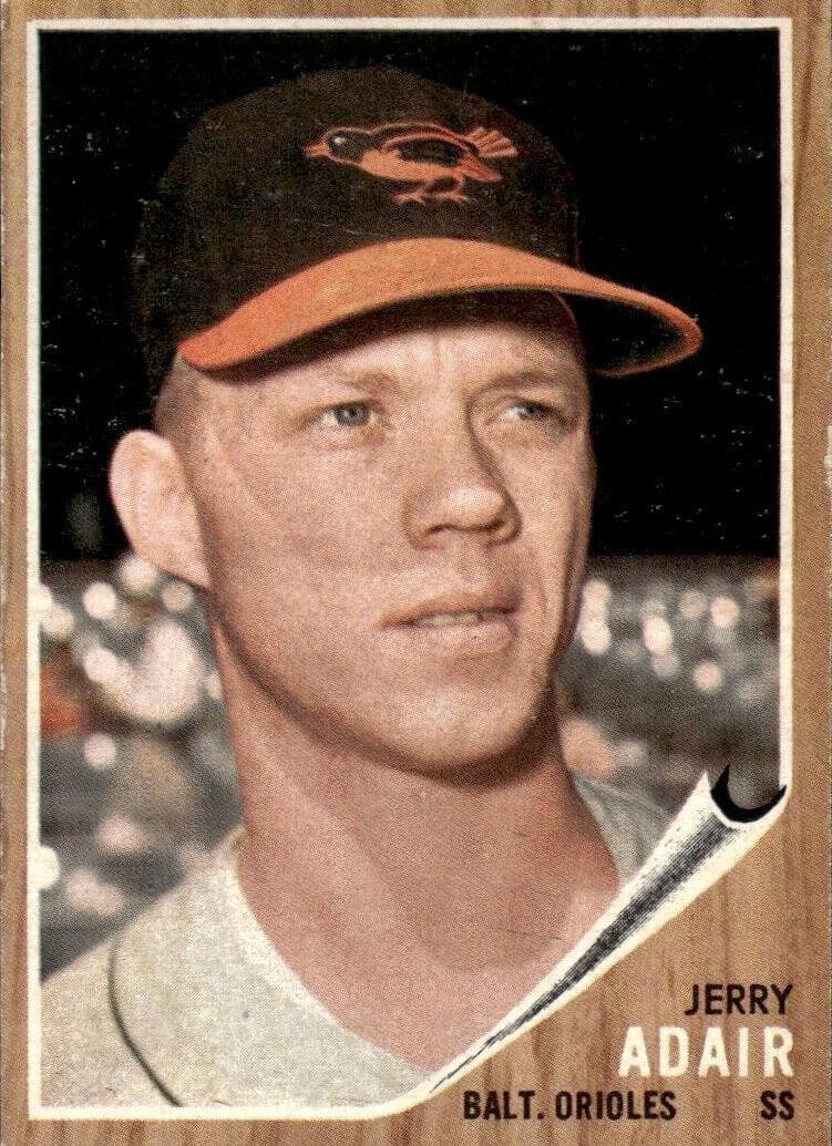 Jerry Adair 1962 topps Topps