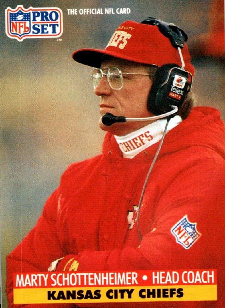 Marty Schottenheimer 1991 unknown