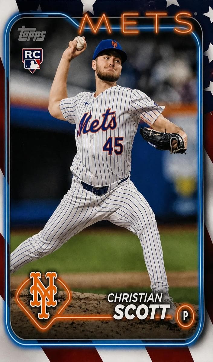 Christian Scott trading card