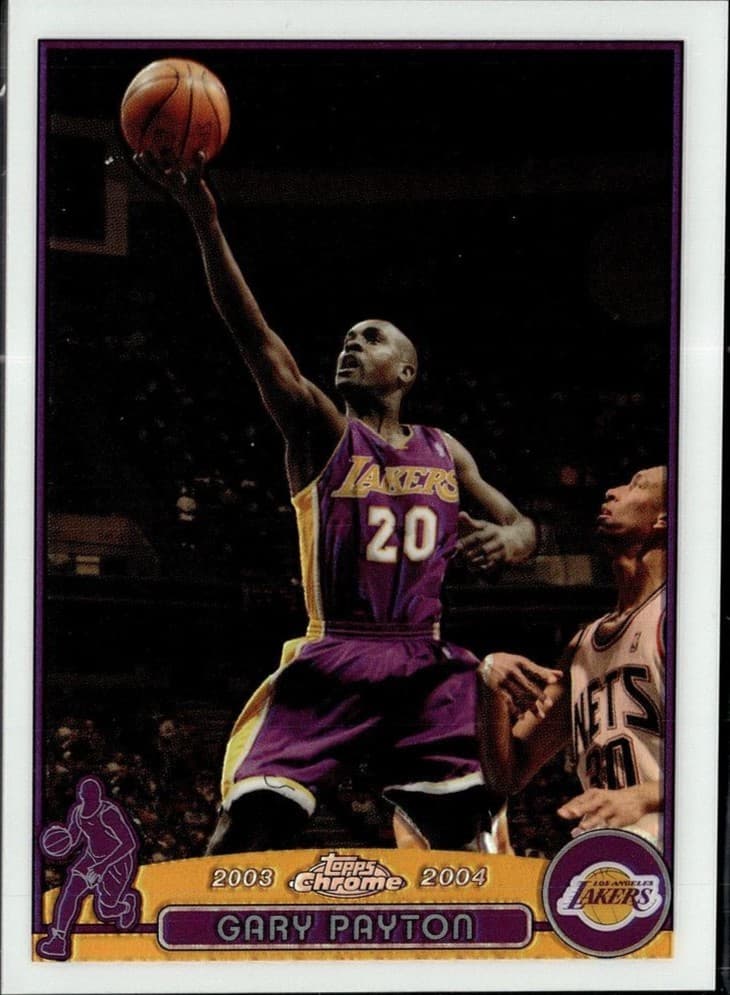 -04 GARY PAYTON LAKERS 2003 Topps Chrome