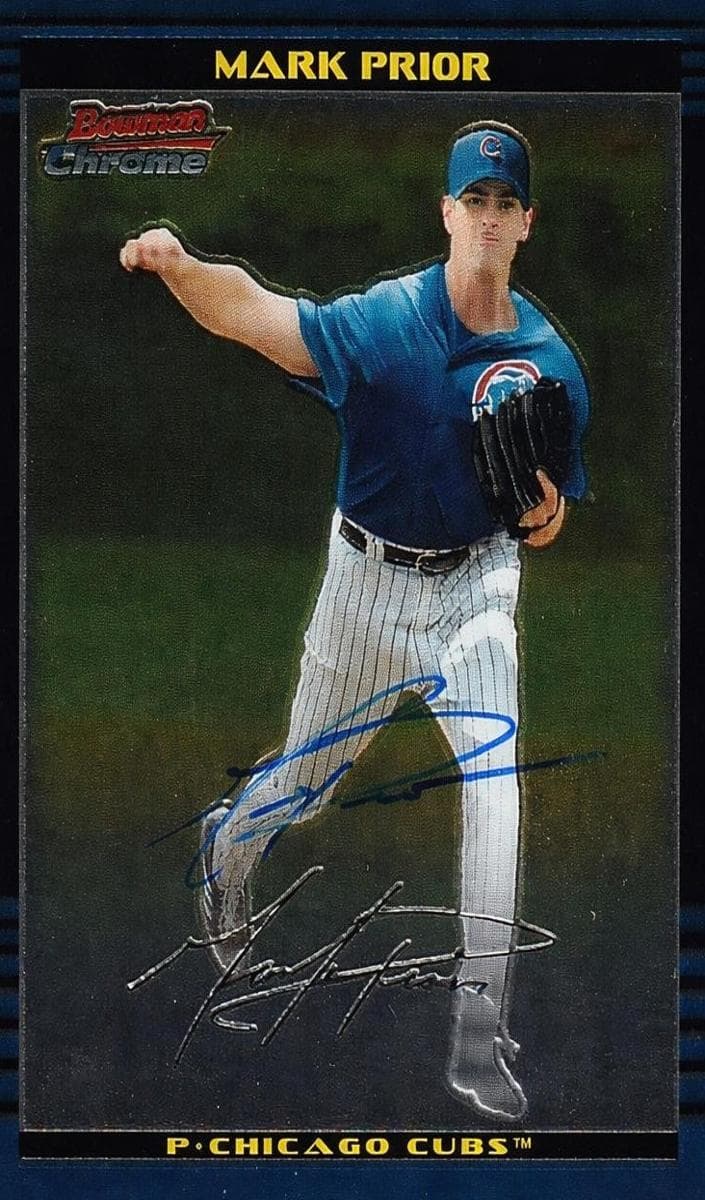 Mark Prior 2002 bowman Bowman Chrome