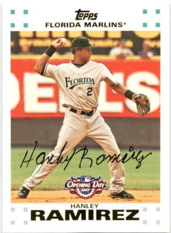 Hanley Ramirez 2007 topps Opening Day