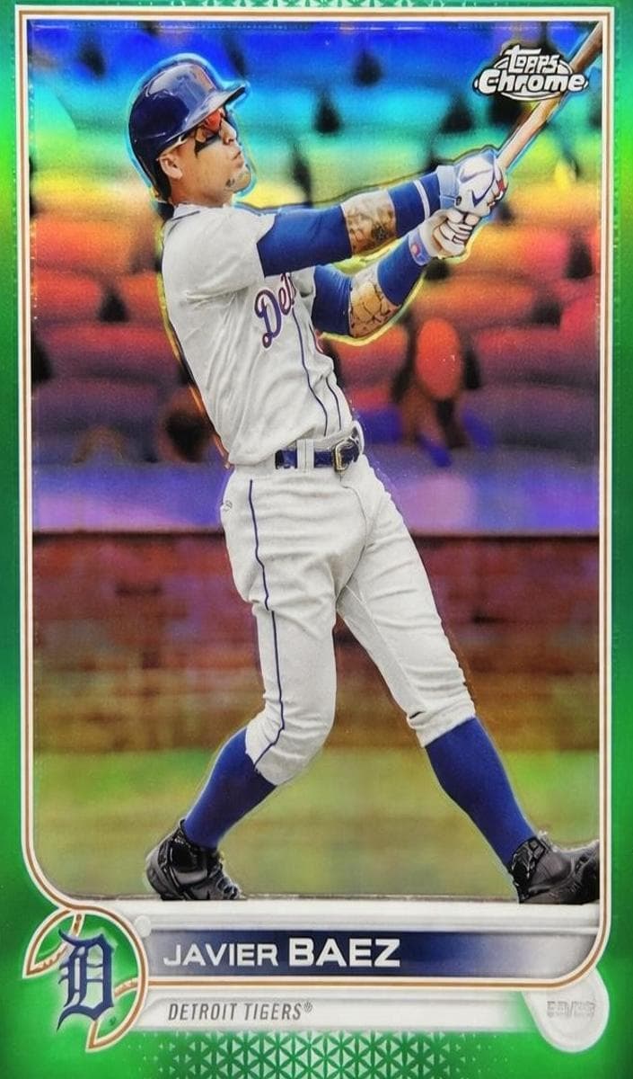 Javier Baez 2022 topps Topps Chrome
