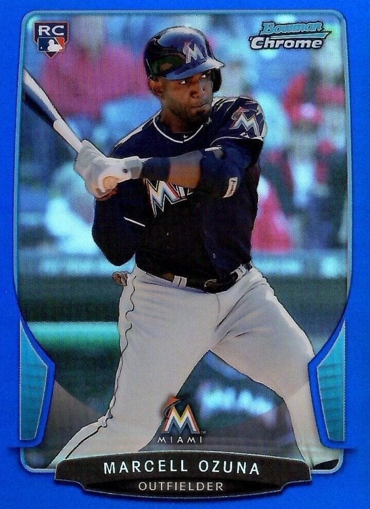 Marcell Ozuna trading card