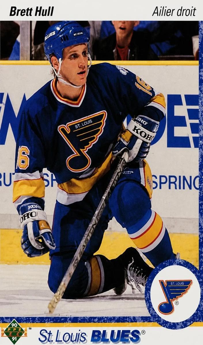 Brett Hull 1990 upper-deck Upper Deck