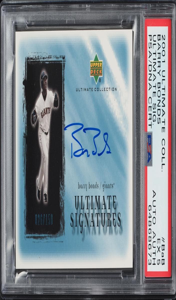 Barry Bonds 2001 upper-deck Upper Deck Ultimate Collection