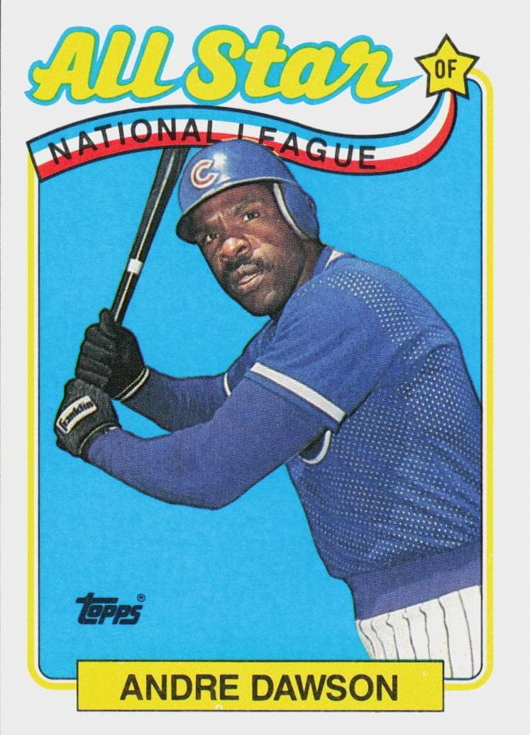 Andre Dawson 1989 topps Topps