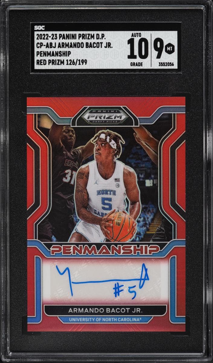 Armando Bacot trading card