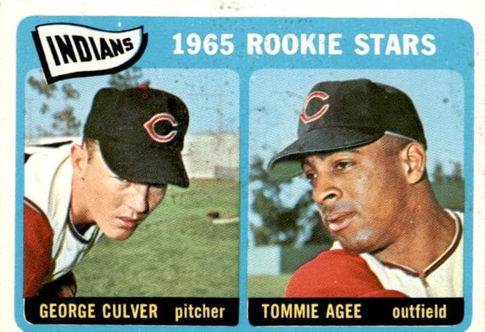 Indians 1965 Rookie Stars (George Culver / Tommie Agee) 1965 topps Topps