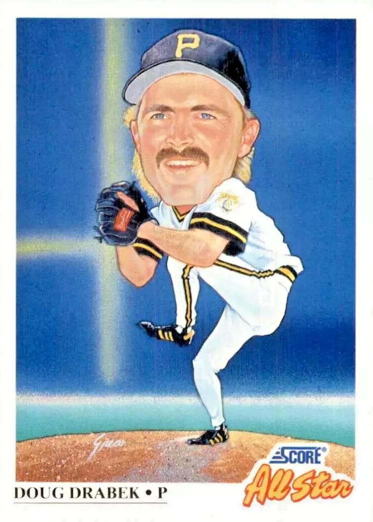 Doug Drabek 1991 panini Score