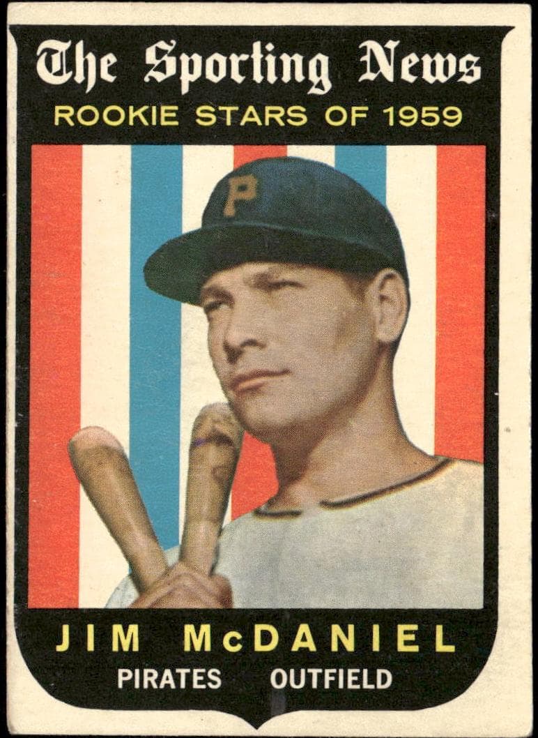 Jim McDaniel 1959 topps Topps