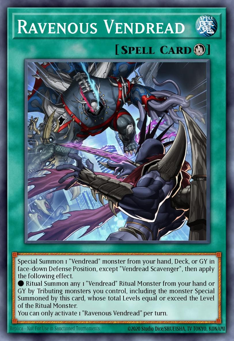 Ravenous Vendread 2022 Yu-Gi-Oh! Japanese Power of the Elements