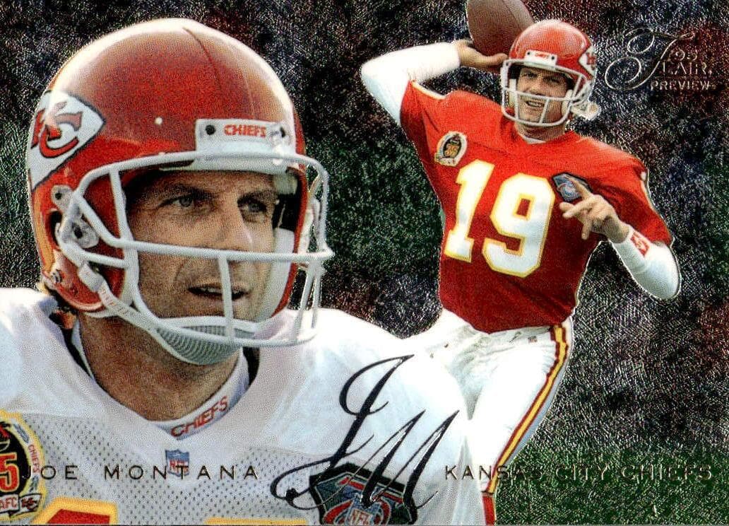 Joe Montana 1995 fleer