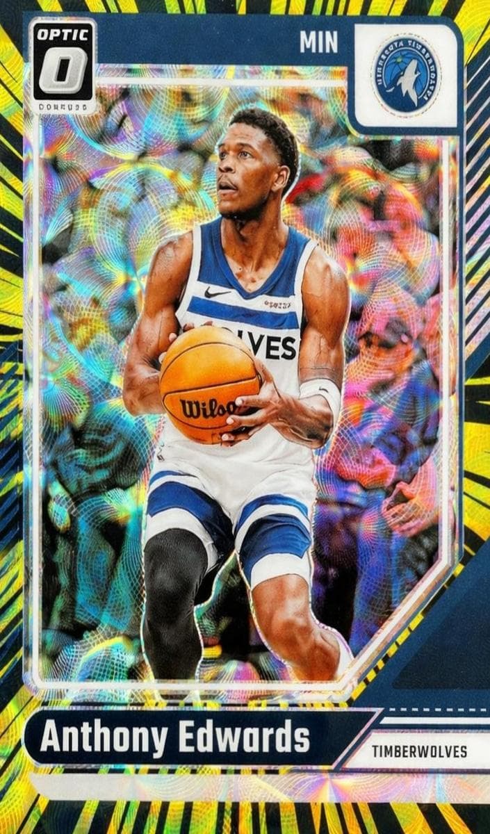 Anthony Edwards 2024 panini Donruss Optic