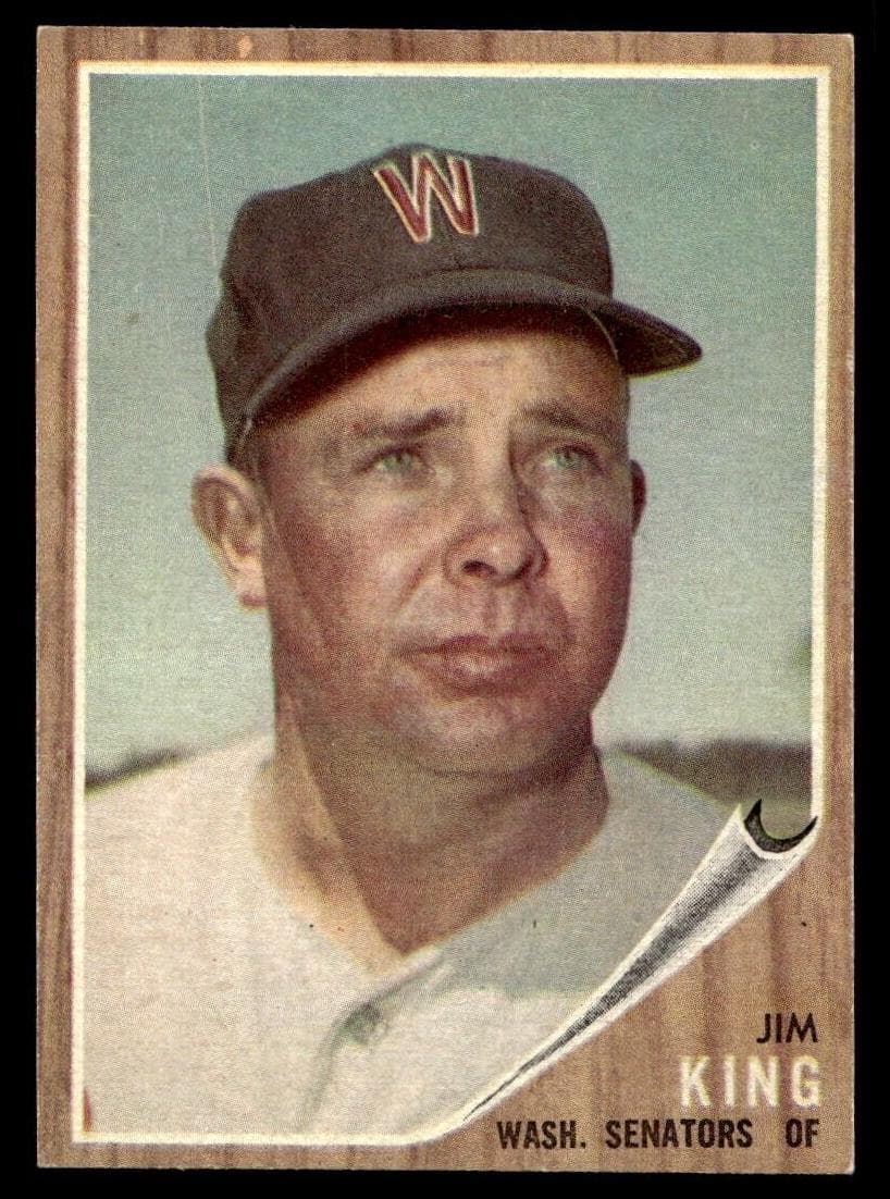 Jim King 1962 topps Topps