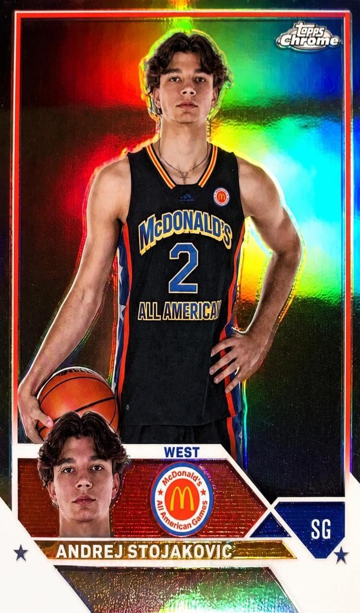 Andrej Stojaković trading card