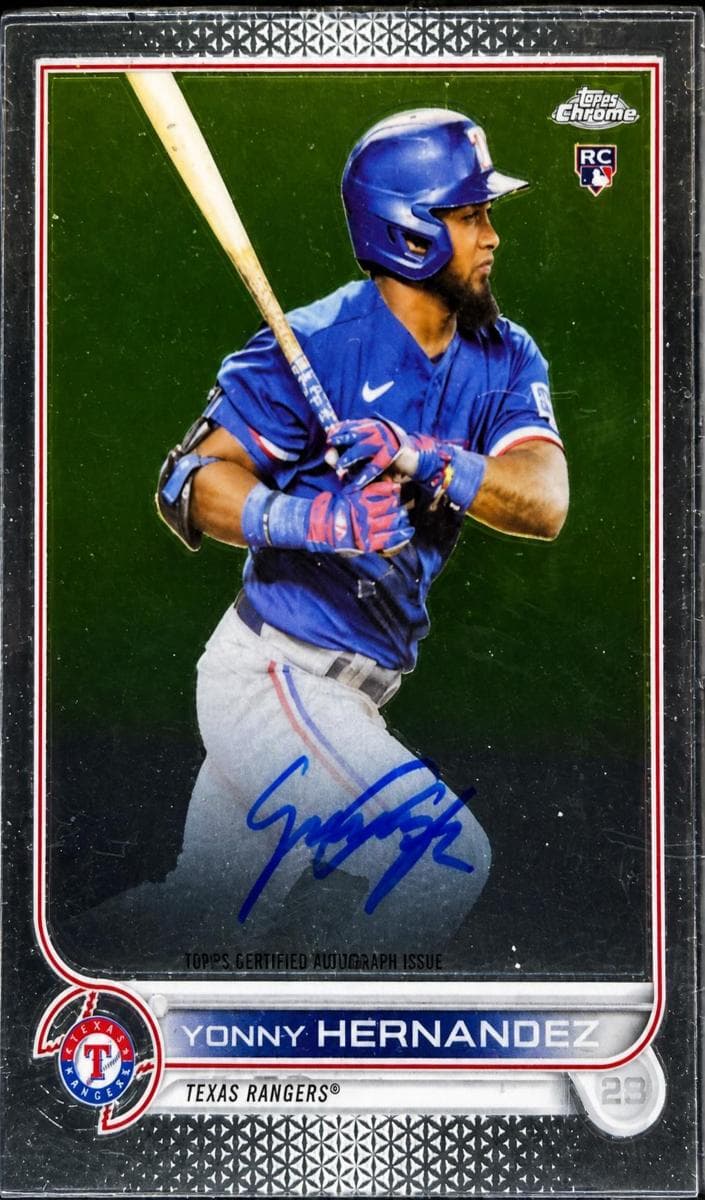 Yonny Hernandez trading card