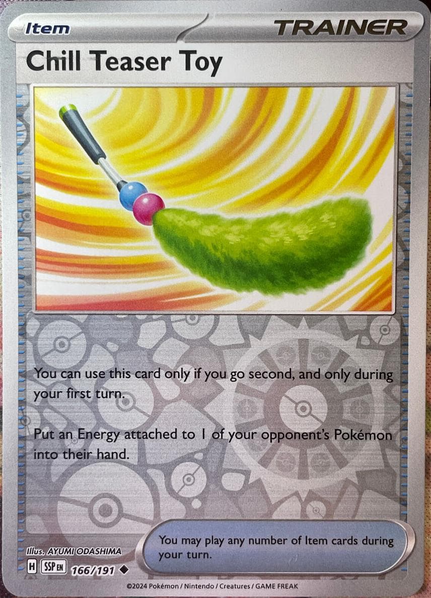 Chill Teaser Toy trading card