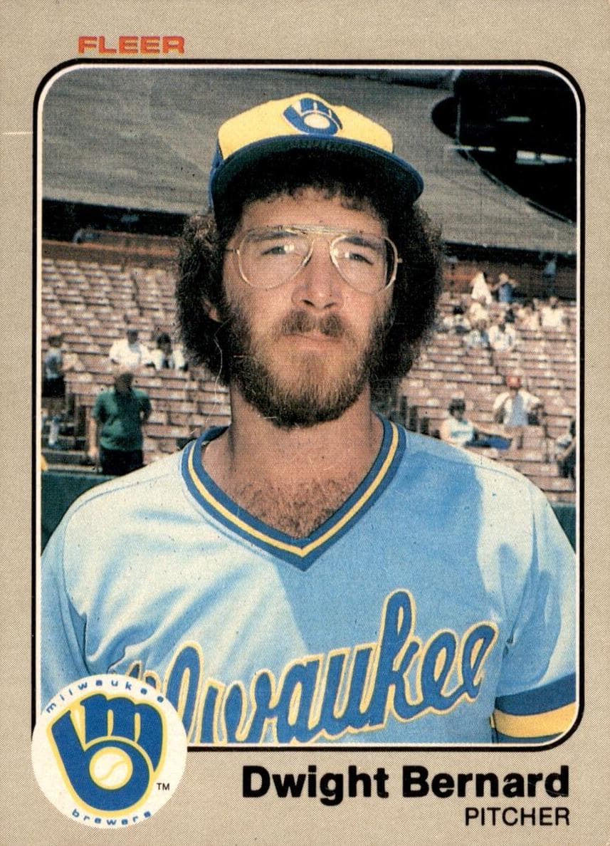 Dwight Bernard trading card