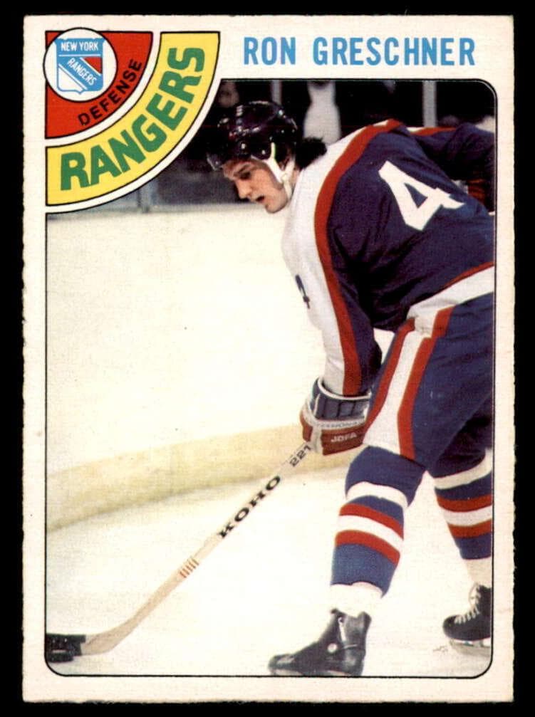 Ron Greschner 1978 topps O-Pee-Chee