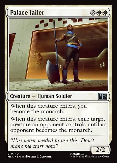 Palace Jailer 2023 Magic: The Gathering Lord of the Rings Commander