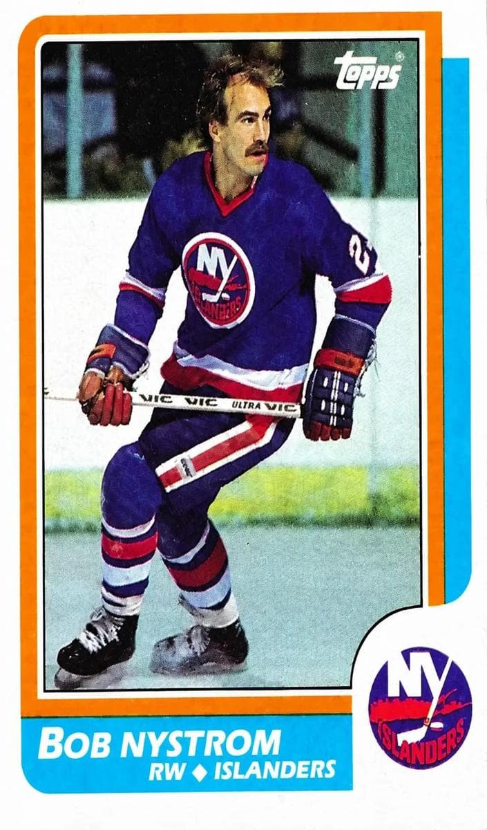 Bob Nystrom 1986 topps