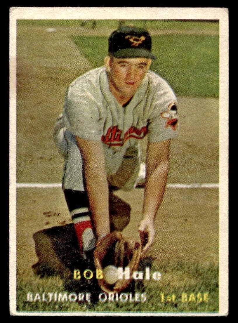 Bob Hale 1957 topps Topps