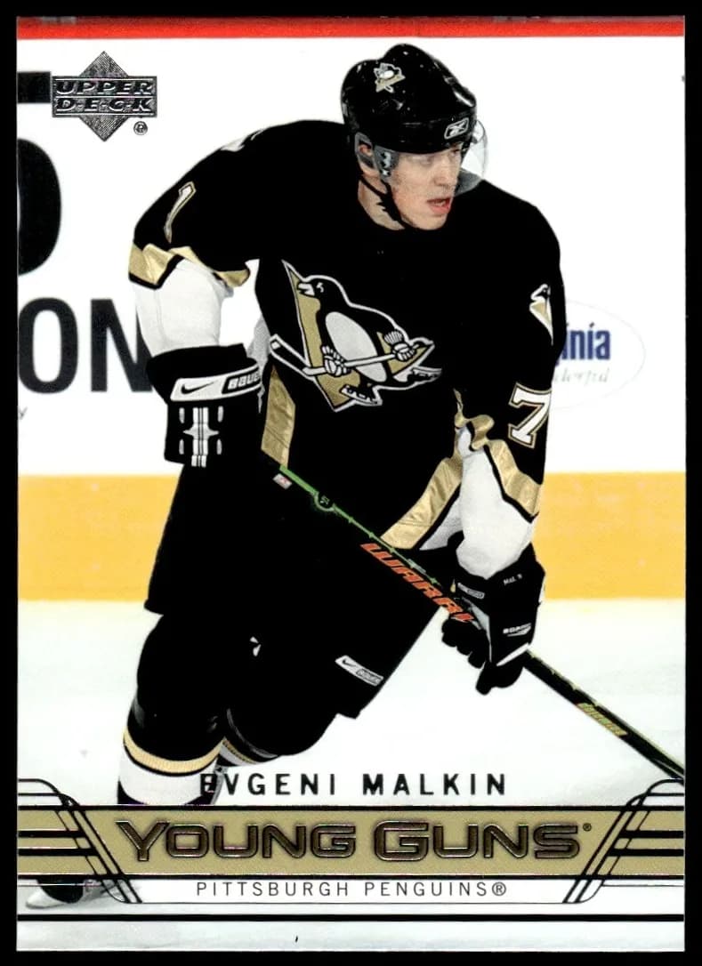 Young Guns Checklist (Evgeni Malkin) #495