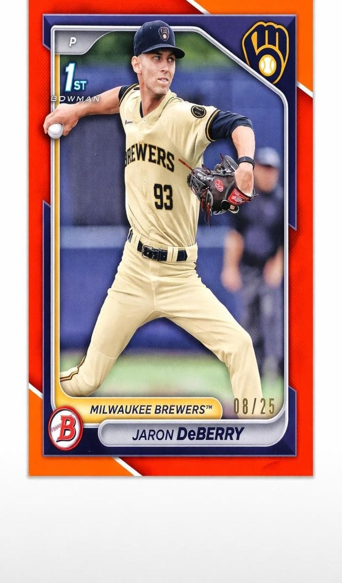 Jaron DeBerry 2024 bowman Bowman Draft