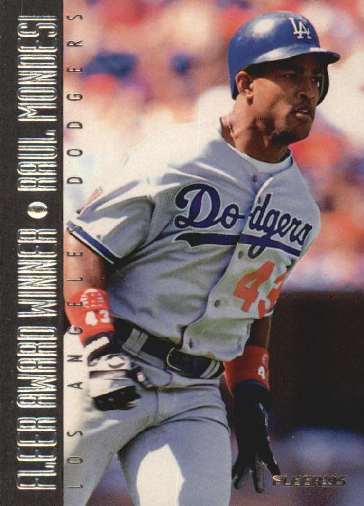 Raul Mondesi 1995 fleer Fleer