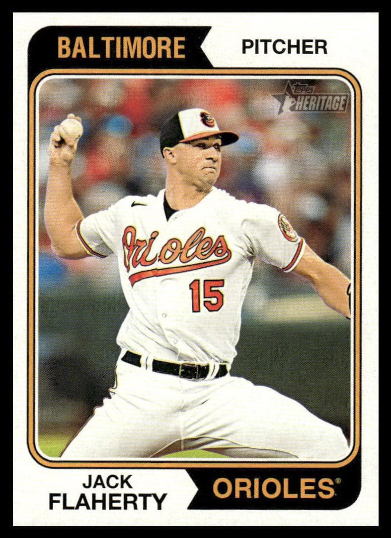Jack Flaherty 2023 topps Topps Heritage