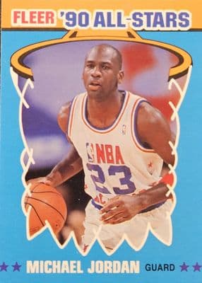 Michael Jordan 1990 fleer