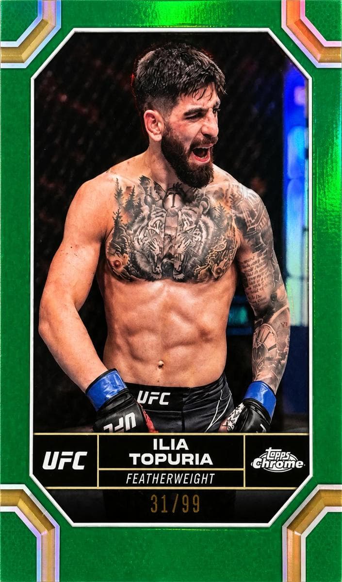 Ilia Topuria 2024 topps