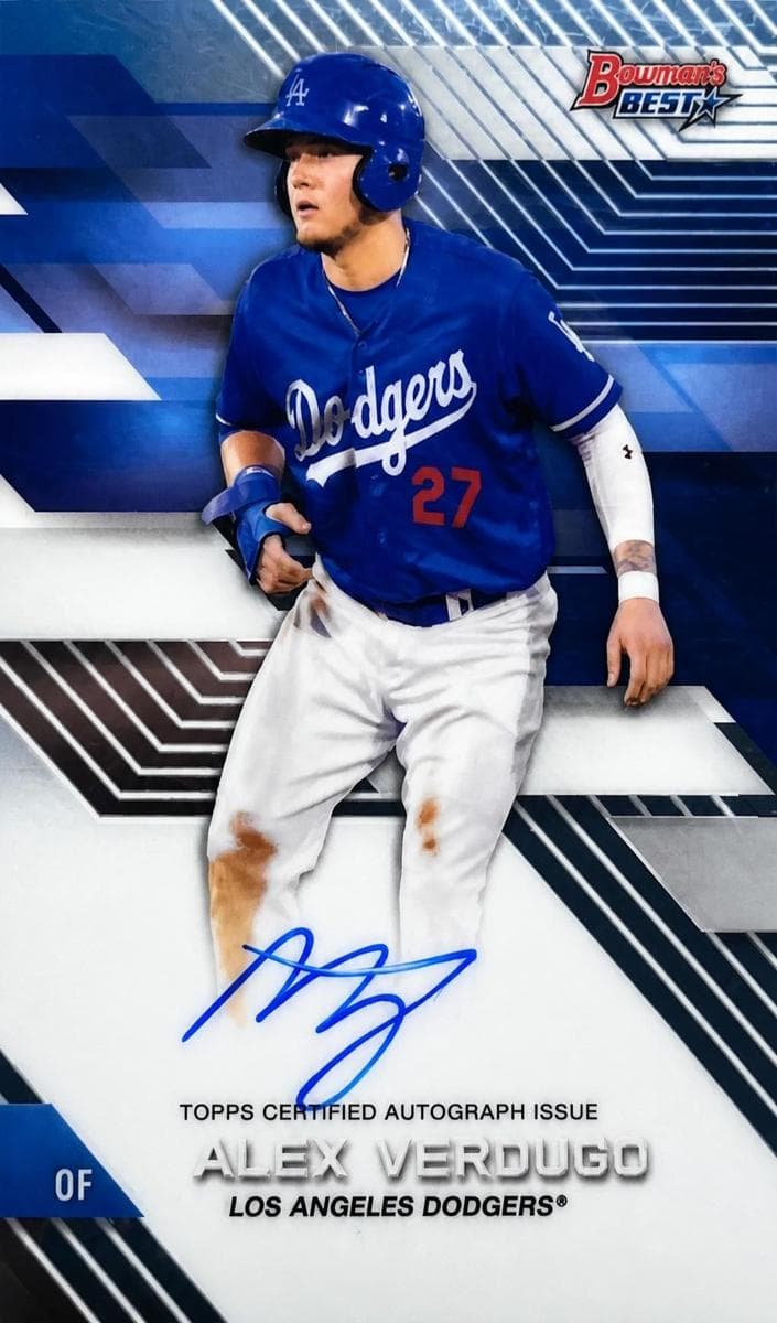 Alex Verdugo 2017 bowman