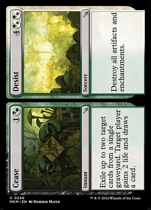 Cease // Desist 2024 Magic: The Gathering Murders at Karlov Manor