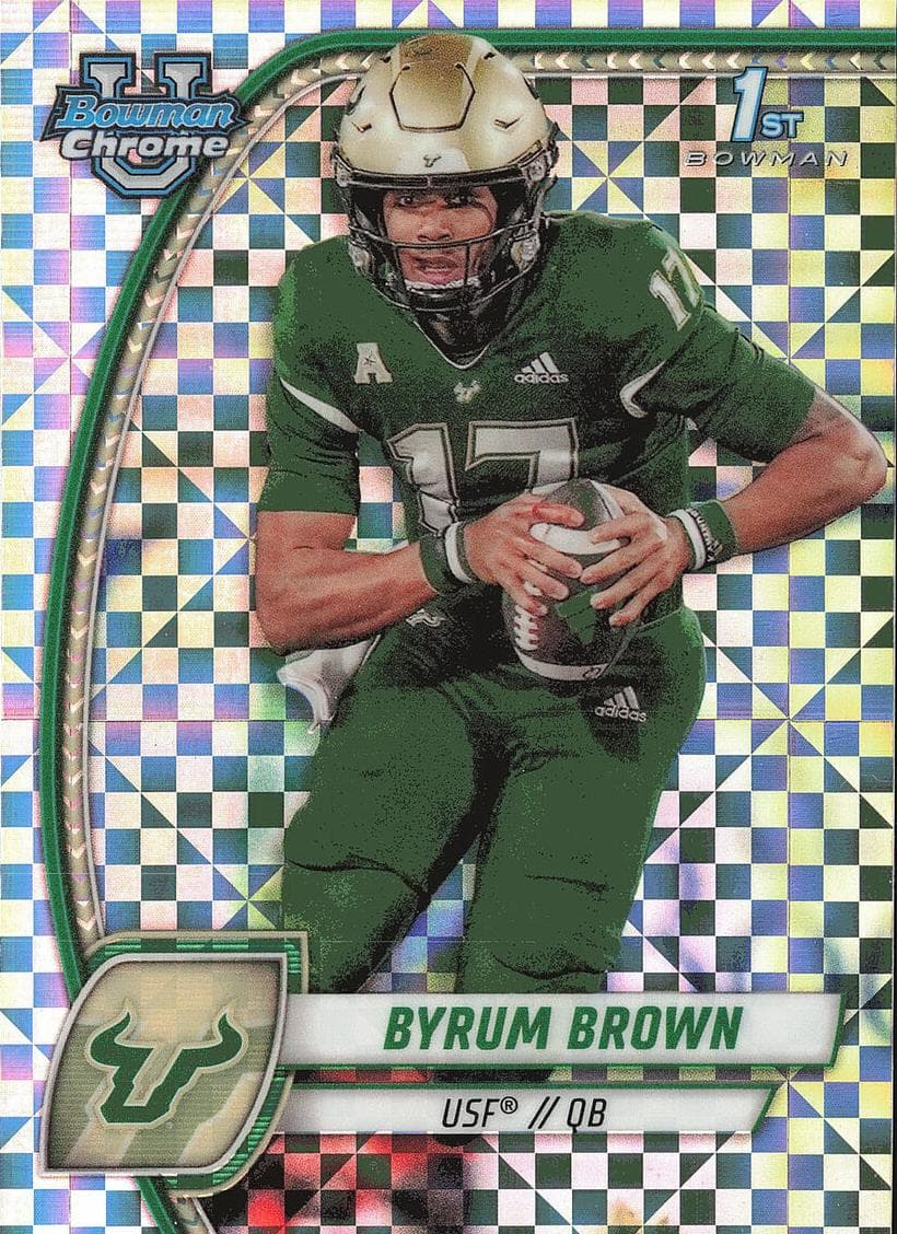 Byrum Brown trading card