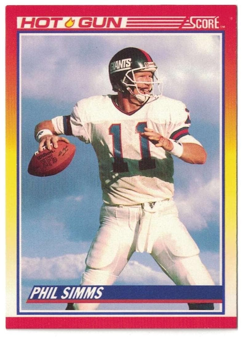 Phil Simms 1990 panini Score