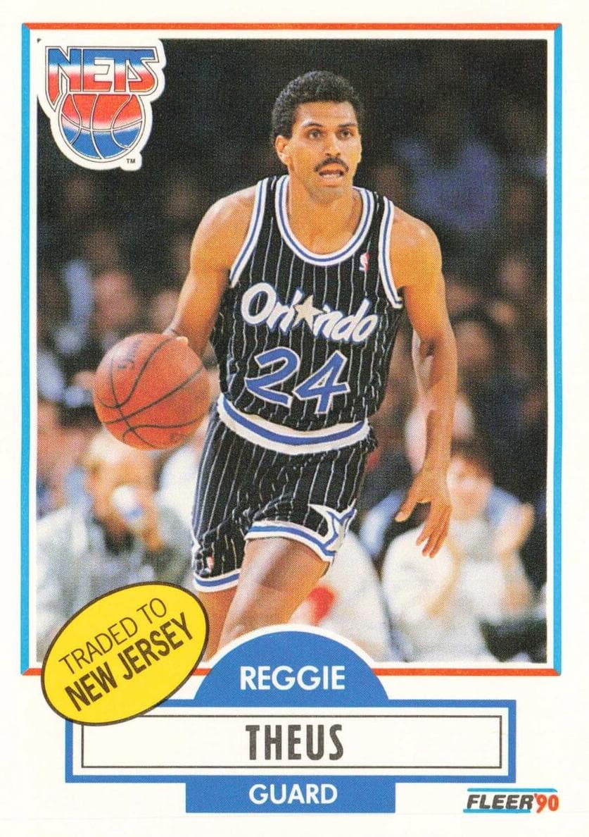 Reggie Theus trading card