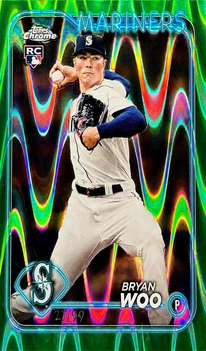 Bryan Woo trading card