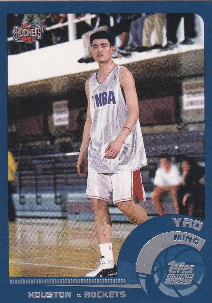Yao Ming trading card