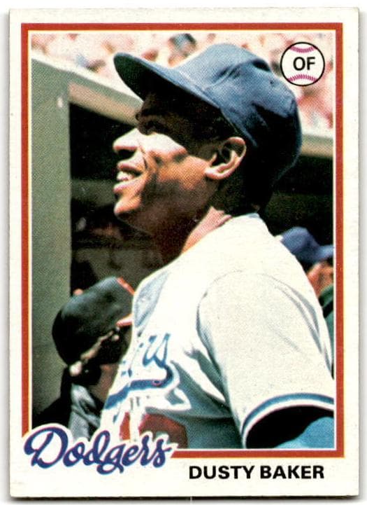 Dusty Baker 1978 topps Topps