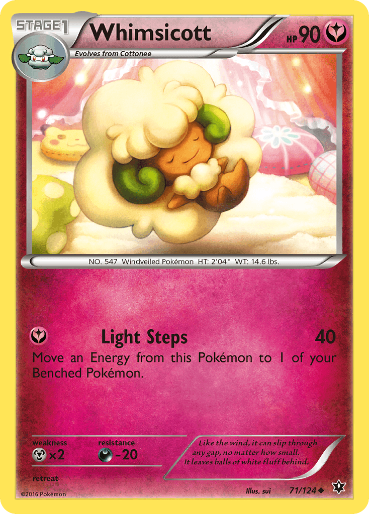 Whimsicott 2016 Pokemon Fates Collide